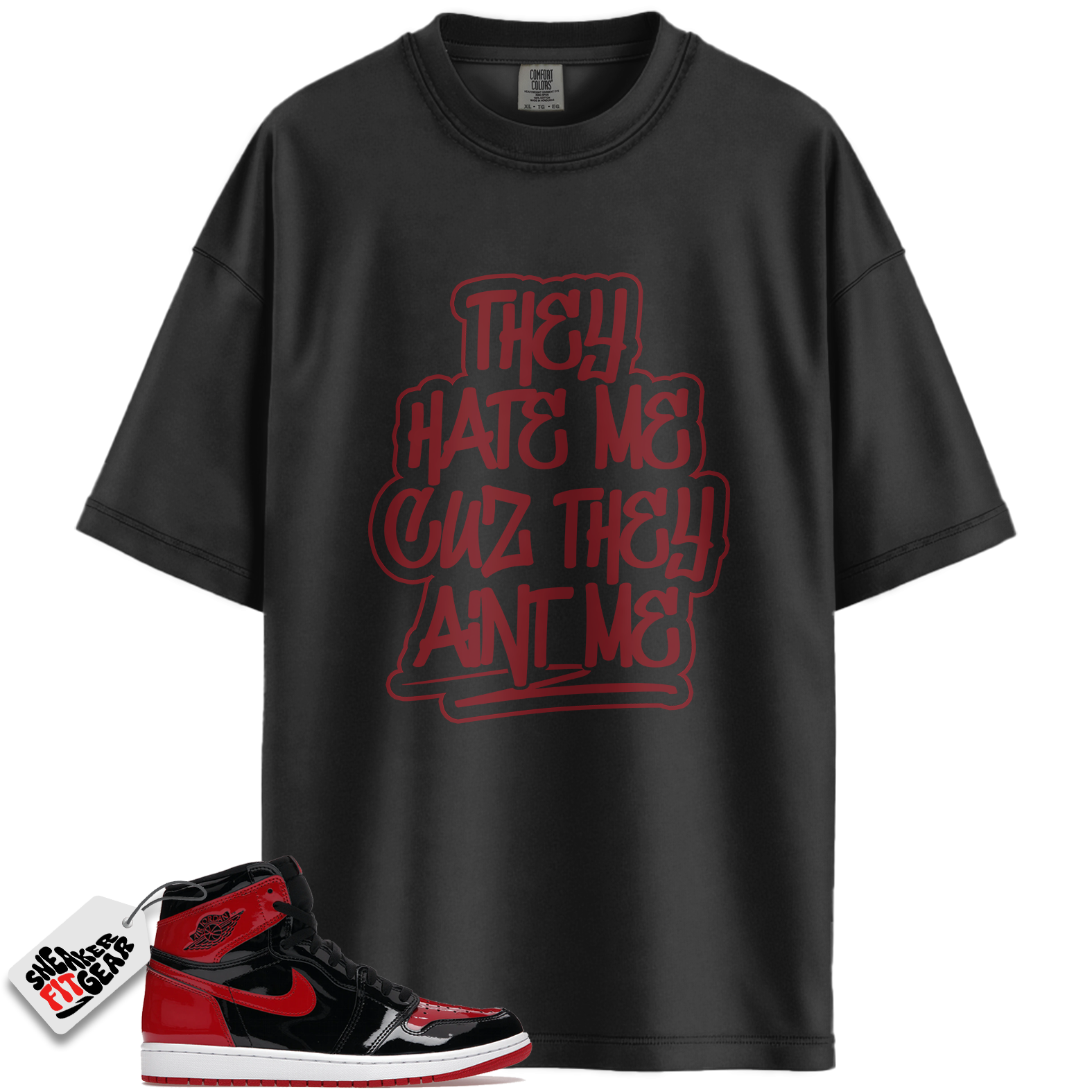 Jordan 1 Retro High OG Patent Bred Match Shirts, Aint Me Shirt To Match Jordan 1 Retro High OG Patent Bred