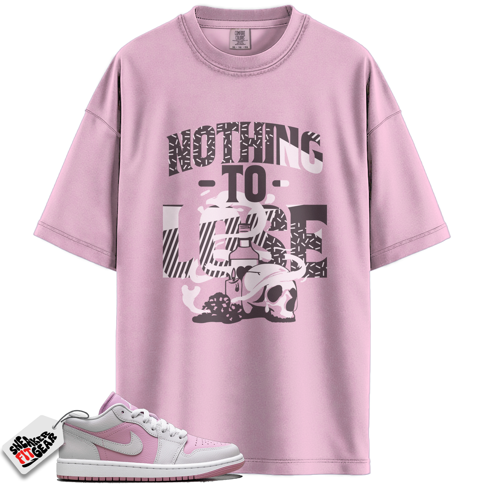 Women's Jordan 1 Low Orchid Neutral Grey Match Shirts, Nothing to Lose Shirt To Match Women's Jordan 1 Low Orchid Neutral Grey