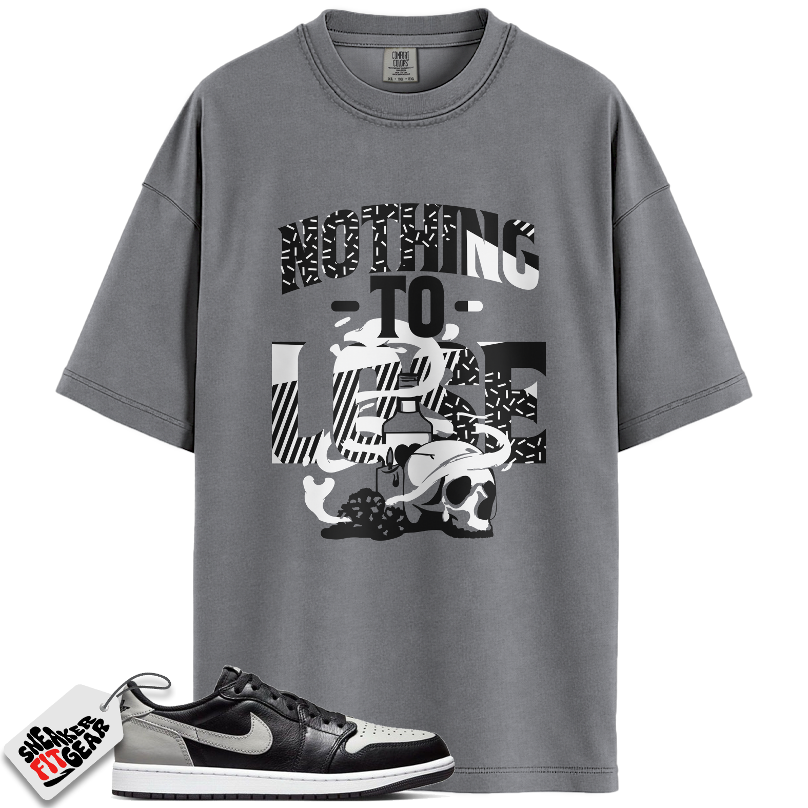 Jordan 1 Retro Low OG Shadow (2024) Match Shirts, Nothing to Lose Shirt To Match  Jordan 1 Retro Low OG Shadow (2024)