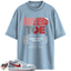 Jordan 1 Low Blue Whisper Dune Red Match Shirts, Bred Toe 1 Shirt To Match Jordan 1 Low Blue Whisper Dune Red