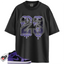 Jordan 1 Mid Purple Black Match Shirts, 23 Drip Unisex Shirt To Match Jordan 1 Mid Purple Black