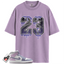 Women's Jordan 1 Mid Indigo Haze Doll White Match Shirts, 23 Drip Unisex Shirt To Match Women's Jordan 1 Mid Indigo Haze Doll White