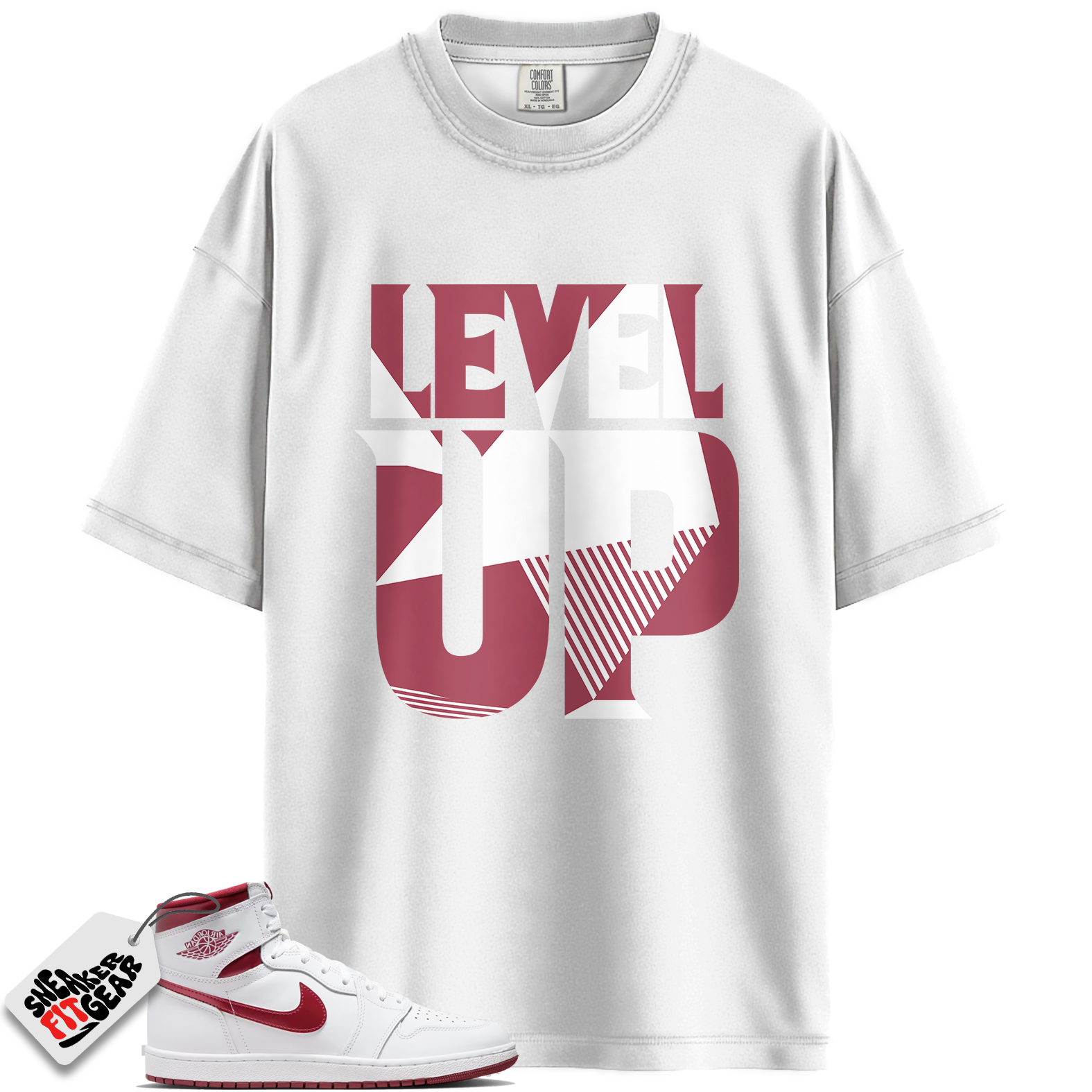 Jordan 1 Retro High '85 OG Metallic Burgundy Match Shirts, Level Up Sneaker Shirt To Match Jordan 1 Retro High '85 OG Metallic Burgundy