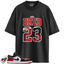 Jordan 1 Low Bred Toe Match Shirts, Retro 23 Bred Shirt To Match Jordan 1 Low Bred Toe
