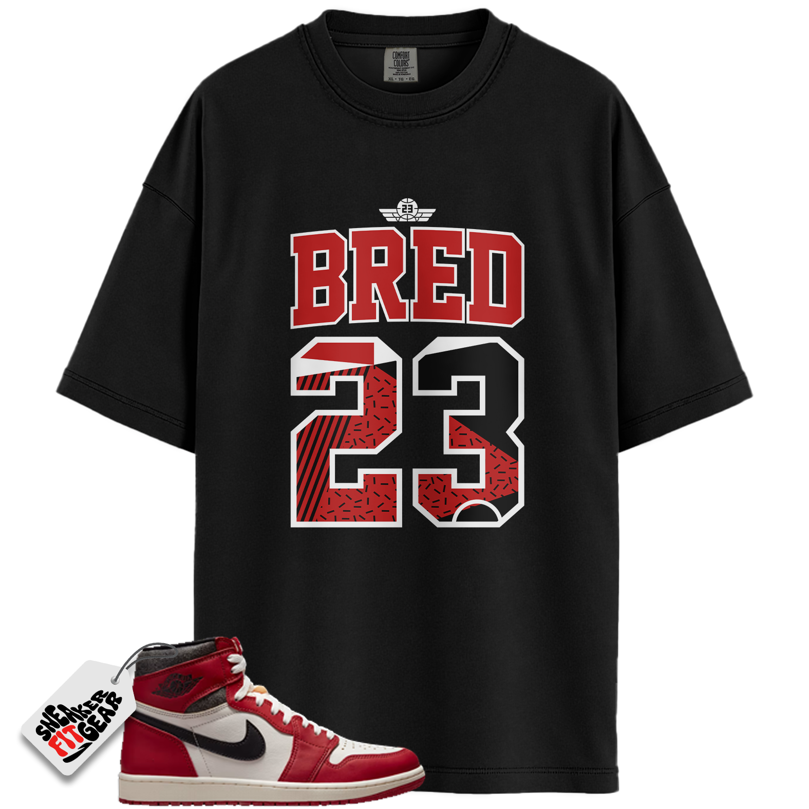 Chicago Jordan 1s Lost and Found Match Shirts, Retro 23 Bred Shirt To Match Chicago Jordan 1s Lost and Found
