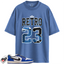 Jordan 1 Low Game Royal Style Match Shirts, Retro 23 Royal Toe Shirt To Match Jordan 1 Low Game Royal Style