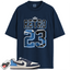 Jordan 1 Low OG Obsidian Match Shirts, Retro 23 Royal Toe Shirt To Match Jordan 1 Low OG Obsidian