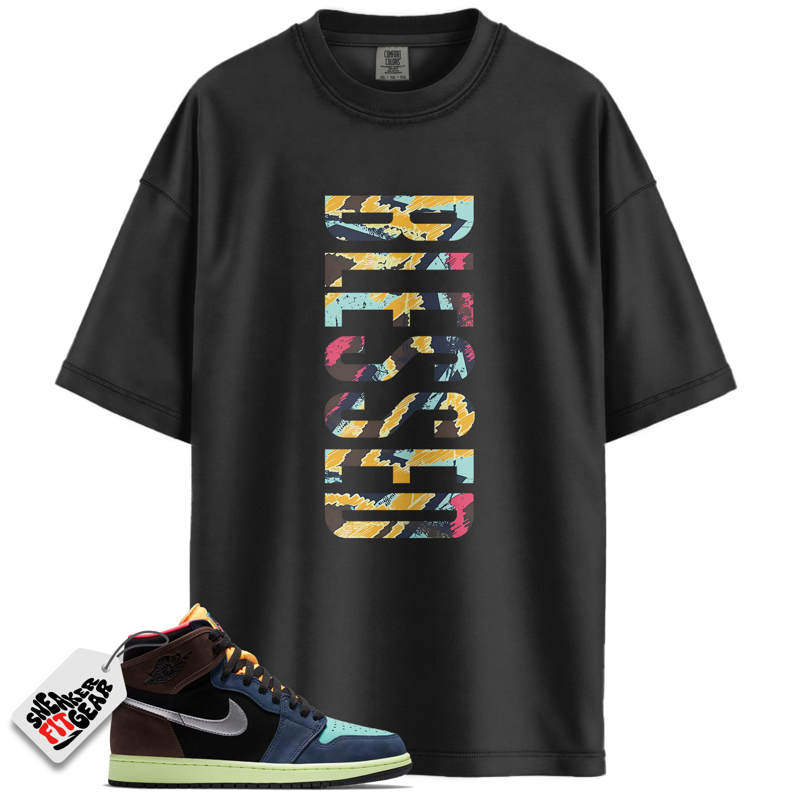 Jordan 1 Retro High Tokyo Bio Hack Match Shirts, VERTBL To Match Jordan 1 Retro High Tokyo Bio Hack