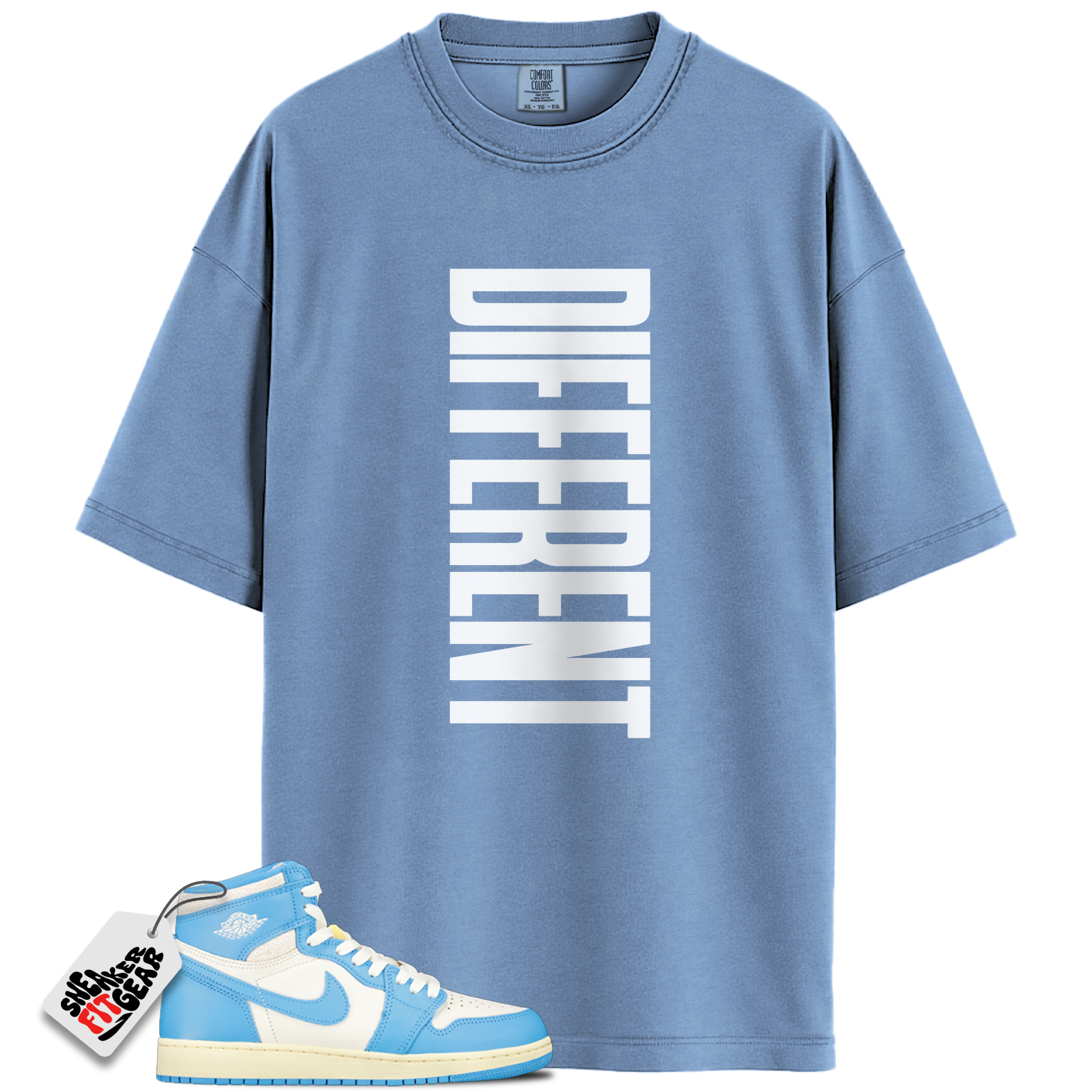 Jordan 1 Retro High OG UNC Reimagined Match Shirts, DIFFERENT To Match Jordan 1 Retro High OG UNC Reimagined
