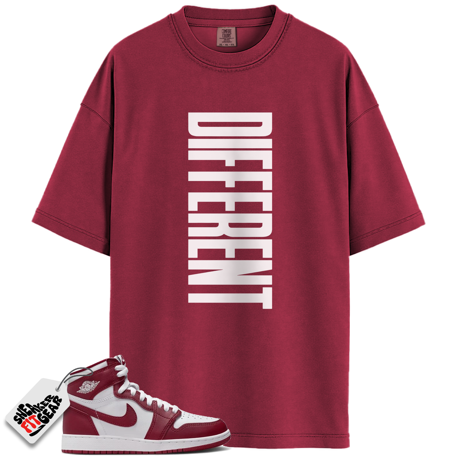 Jordan 1 Retro High OG Artisanal Team Red Match Shirts, DIFFERENT To Match Jordan 1 Retro High OG Artisanal Team Red