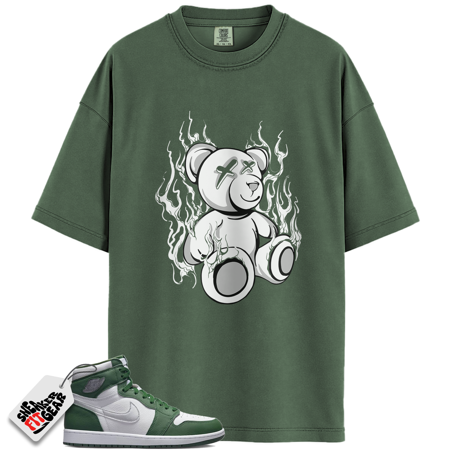 Jordan 1 Retro High OG Gorge Green Match Shirts, LIT To Match Jordan 1 Retro High OG Gorge Green Main image