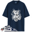 Jordan 1 Mid GS Light Smoke Grey Obsidian Match Shirts, LIT To Match Jordan 1 Mid GS Light Smoke Grey Obsidian