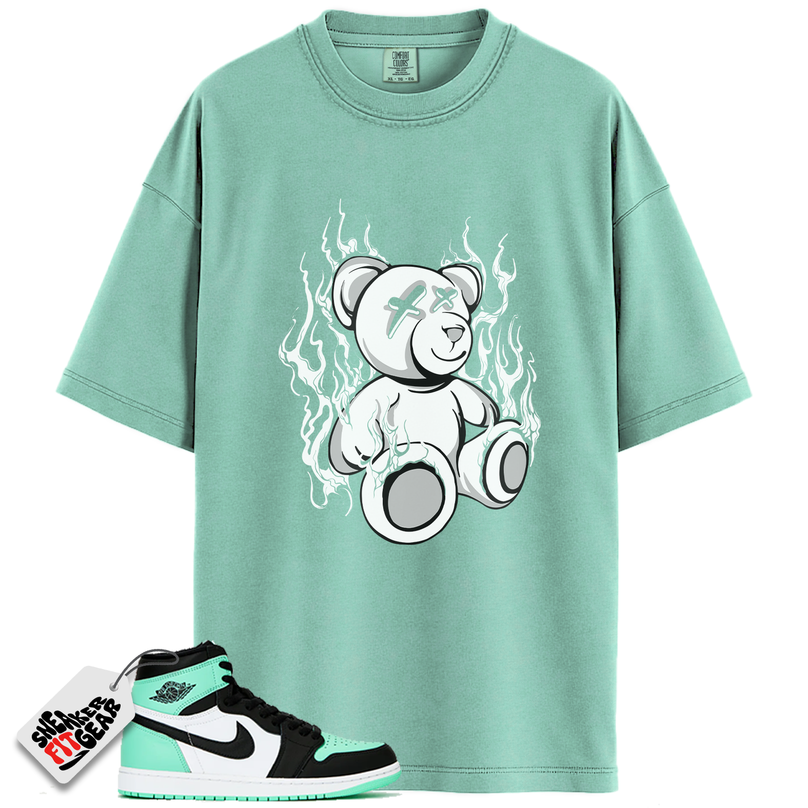Jordan 1 Retro High OG Green Glow Match Shirts, LIT To Match  Jordan 1 Retro High OG Green Glow