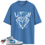 Jordan 1 Mid Legend Blue Match Shirts, Lavish Sneaker Shirt To Match Jordan 1 Mid Legend Blue