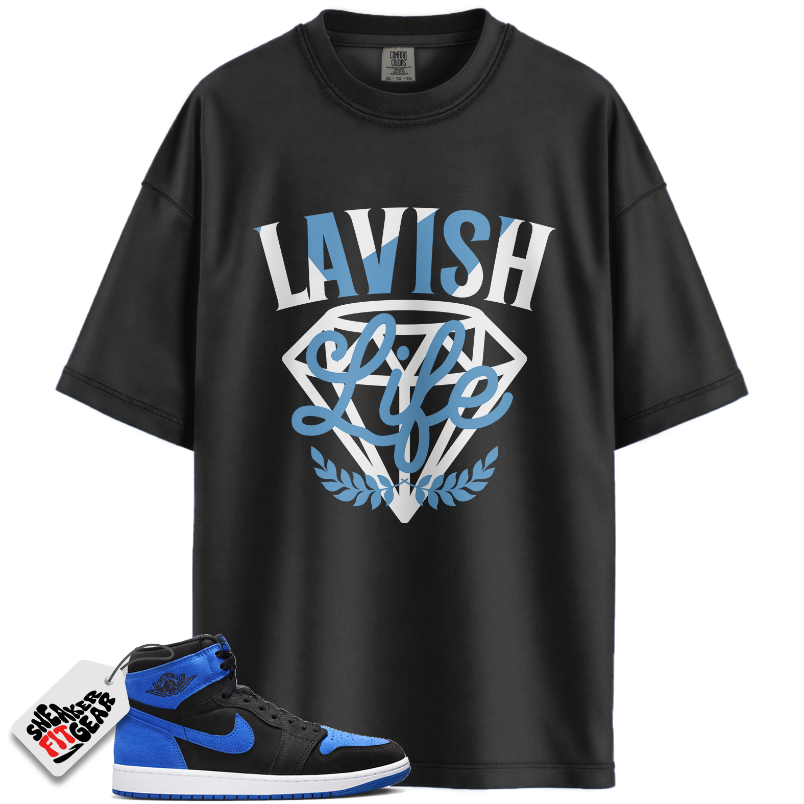 Jordan 1 Retro High OG Royal Reimagined Match Shirts, Lavish Sneaker Shirt To Match Jordan 1 Retro High OG Royal Reimagined