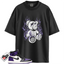Jordan 1 Retro High Court Purple White Match Shirts, LIT To Match Jordan 1 Retro High Court Purple White