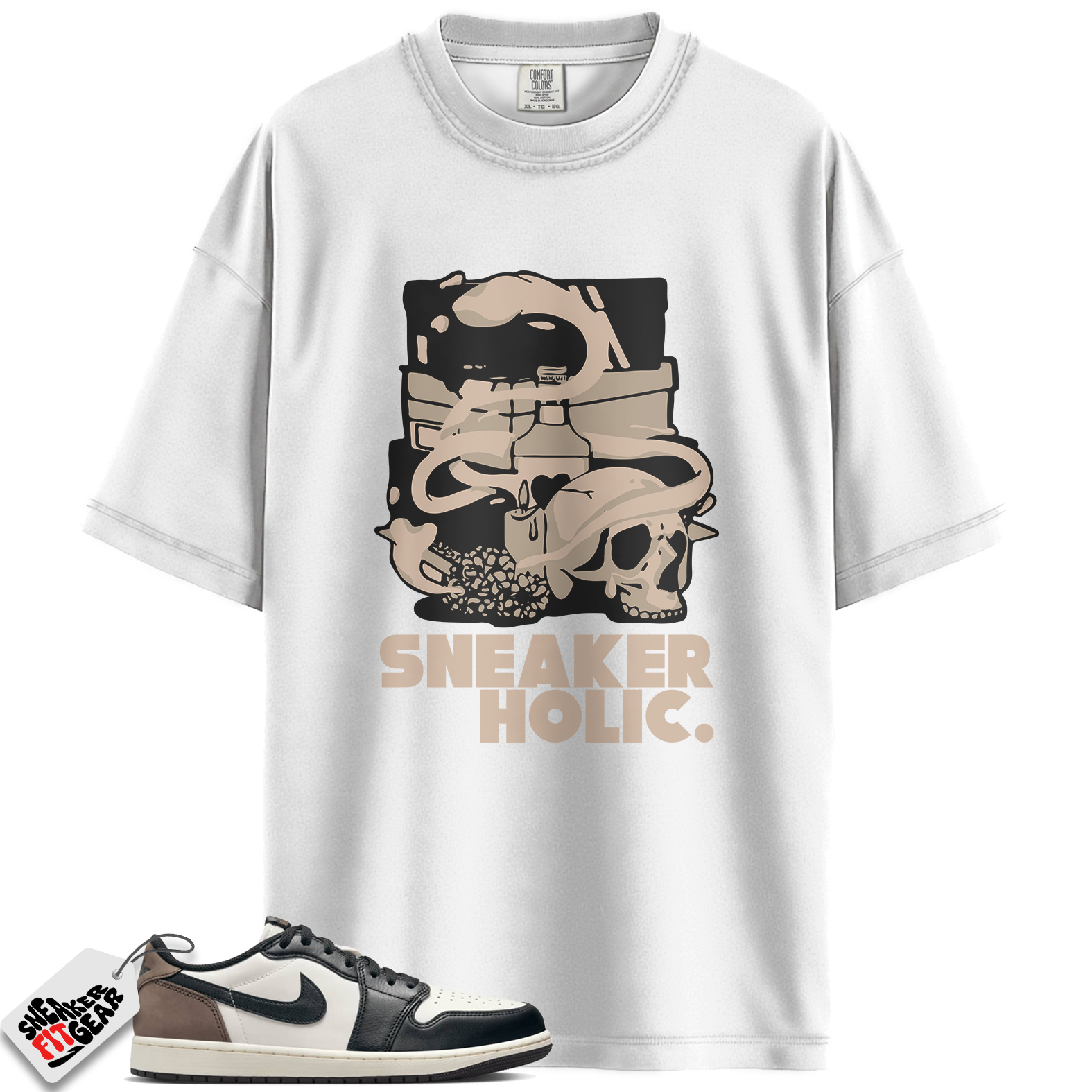 Jordan 1 Retro Low OG Mocha Match Shirts, Sneaker Holic Sneaker T-Shirt To Match Jordan 1 Retro Low OG Mocha