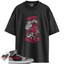 Jordan 1 High Zoom Air CMFT 2 Black Fire Red Cement Match Shirts, Move In Silence To Match Jordan 1 High Zoom Air CMFT 2 Black Fire Red Cement