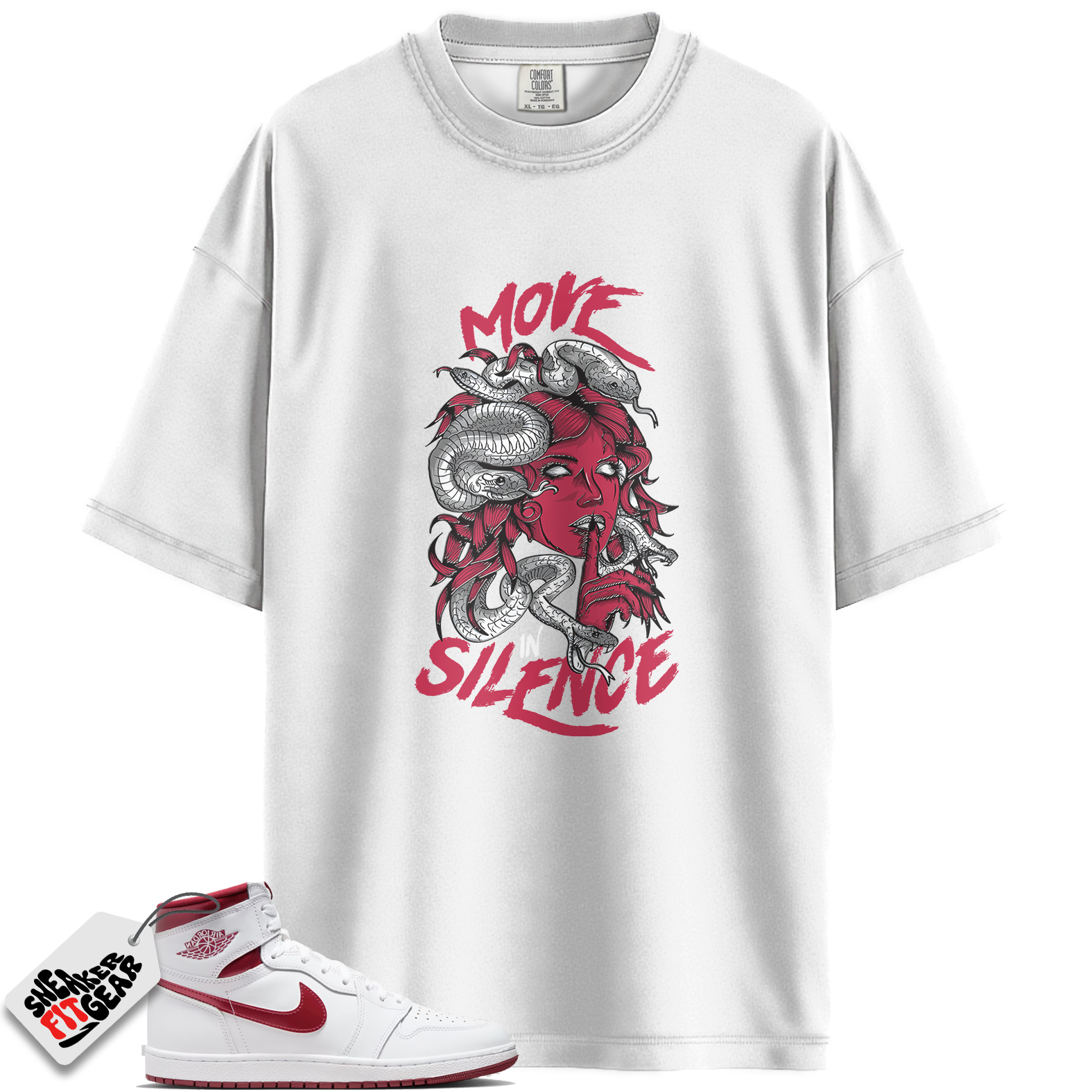 Jordan 1 Retro High '85 OG Metallic Burgundy Match Shirts, Move In Silence To Match Jordan 1 Retro High '85 OG Metallic Burgundy