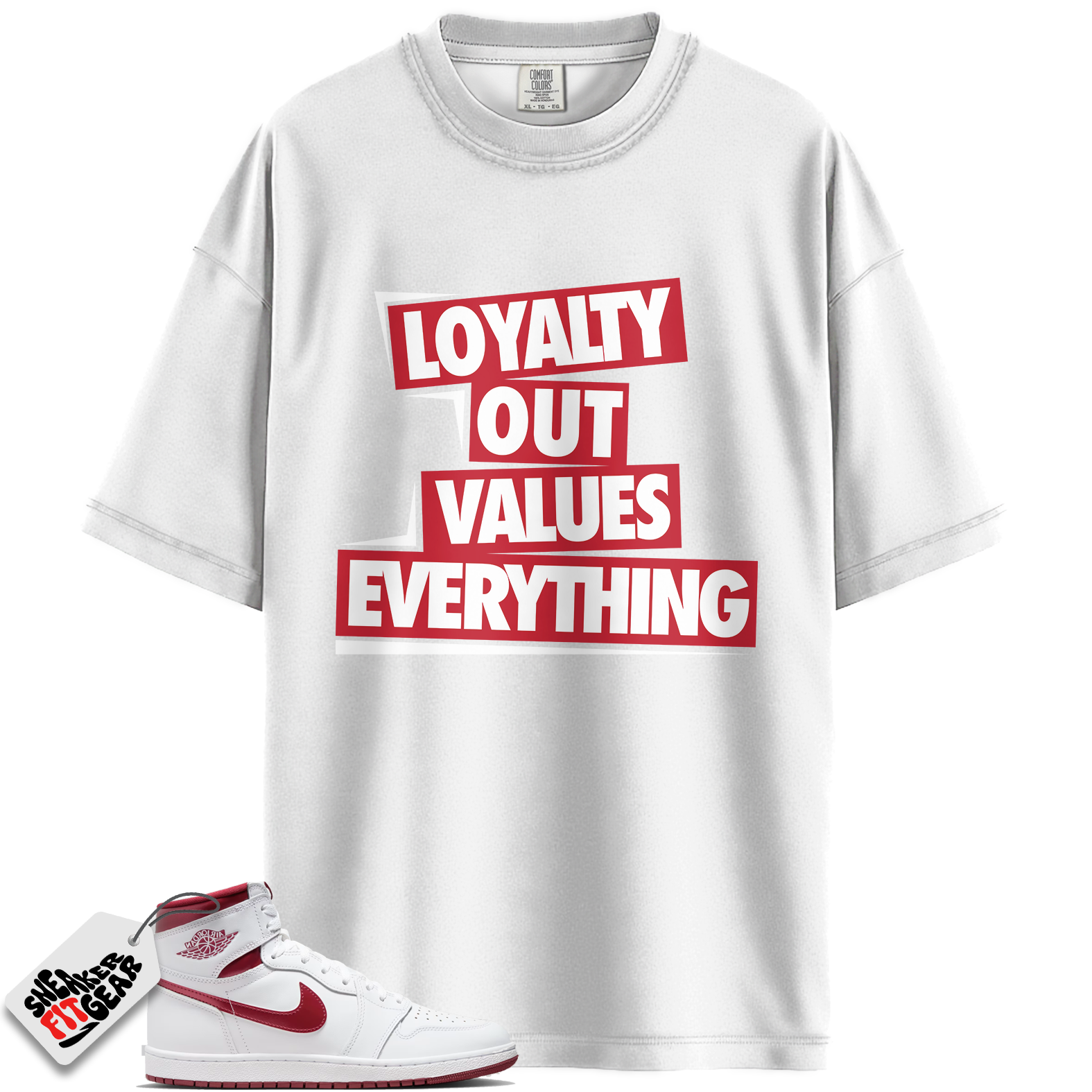 Jordan 1 Retro High '85 OG Metallic Burgundy Match Shirts, LOVE T-Shirt To Match Jordan 1 Retro High '85 OG Metallic Burgundy