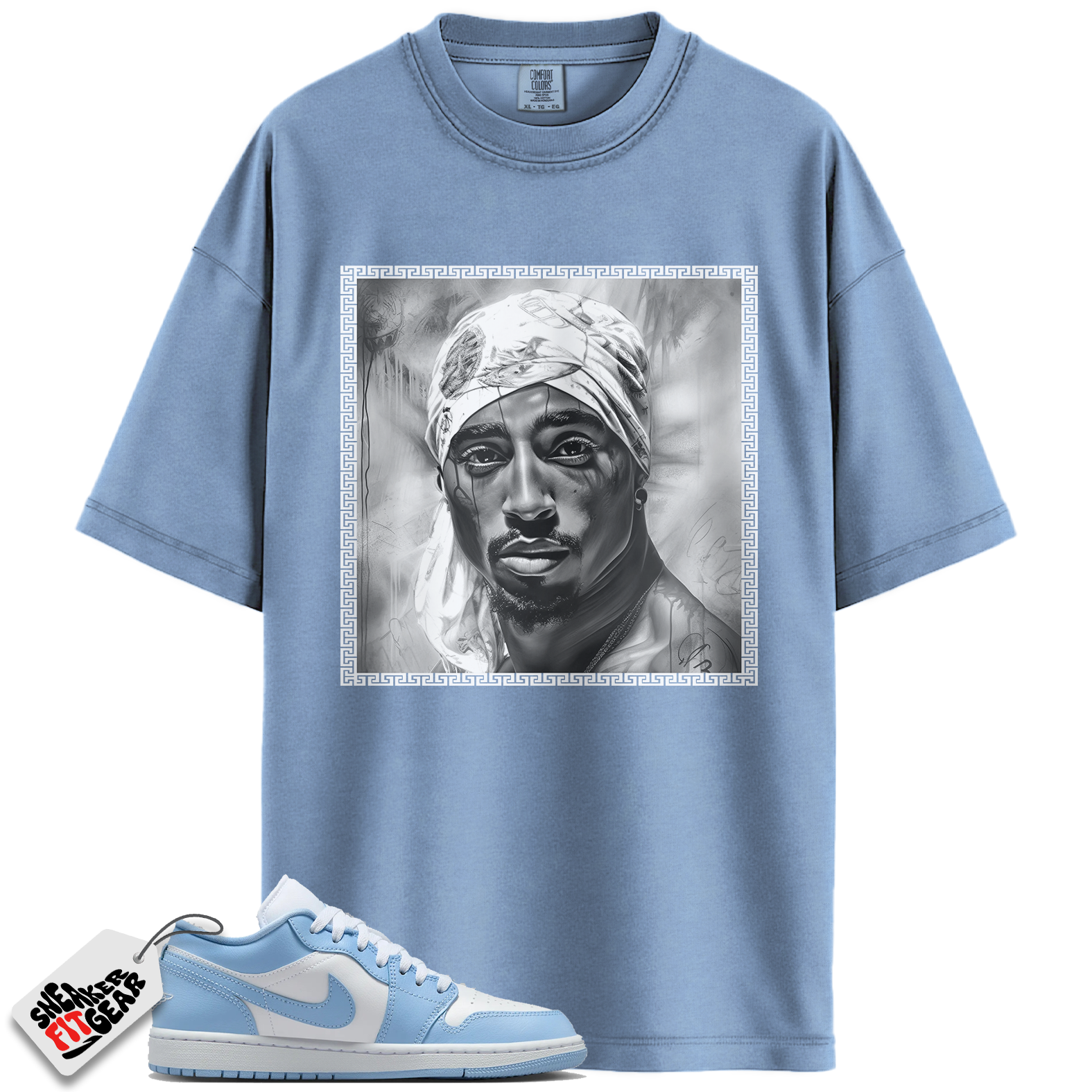 Jordan 1 Low White Aluminum Match Shirts, PAC To Match Jordan 1 Low White Aluminum Main image