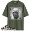 Jordan 1 Mid Black White Olive Match Shirts, PAC To Match Jordan 1 Mid Black White Olive