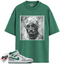 Jordan 1 Mid SE Grey Green Match Shirts, PAC To Match Jordan 1 Mid SE Grey Green