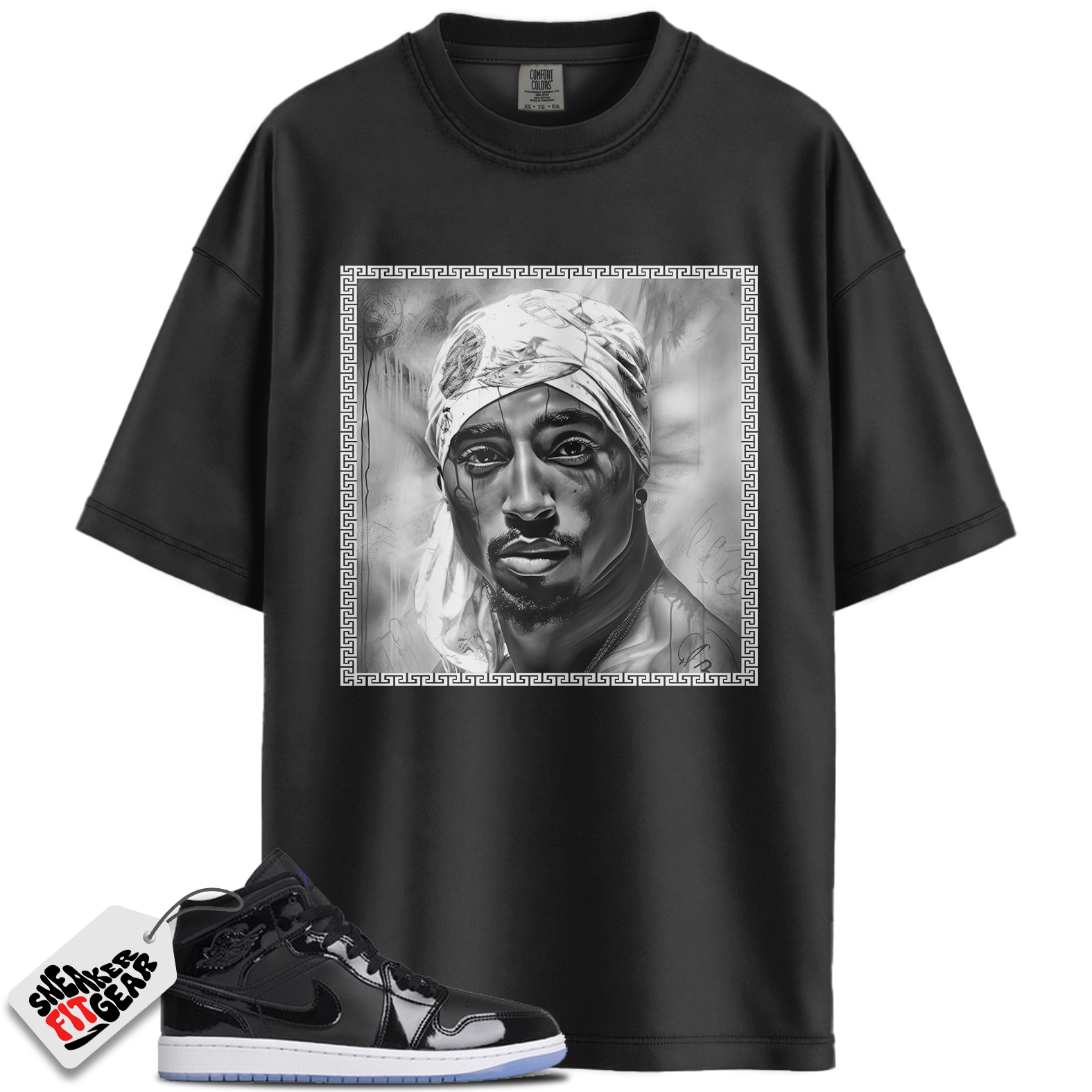Jordan 1 Mid SE Space Jam Match Shirts, PAC To Match Jordan 1 Mid SE Space Jam