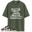 Jordan 1 Mid Black White Olive Match Shirts, LOVE T-Shirt To Match Jordan 1 Mid Black White Olive
