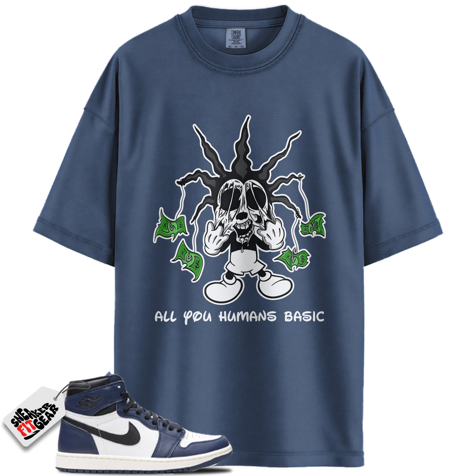 Jordan 1 High OG Midnight Navy Match Shirts, HOOK To Match Jordan 1 High OG Midnight Navy
