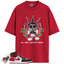 Jordan 1 Mid Alternate Bred Toe Match Shirts, HOOK To Match  Jordan 1 Mid Alternate Bred Toe