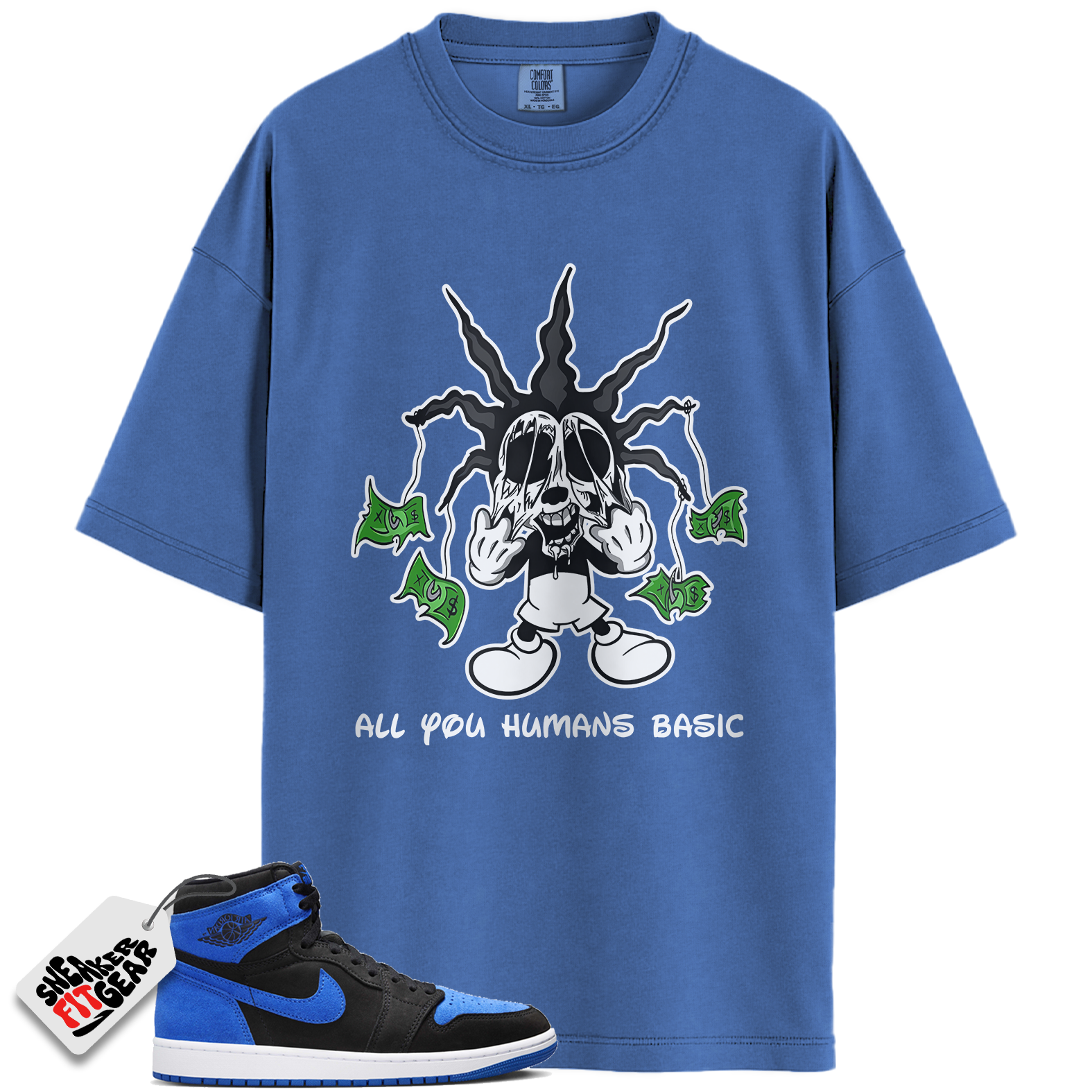 Jordan 1 Retro High OG Royal Reimagined Match Shirts, HOOK To Match Jordan 1 Retro High OG Royal Reimagined