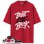 Jordan 1 Mid Alternate Bred Toe Match Shirts, Don’t Look Back Shirt To Match  Jordan 1 Mid Alternate Bred Toe