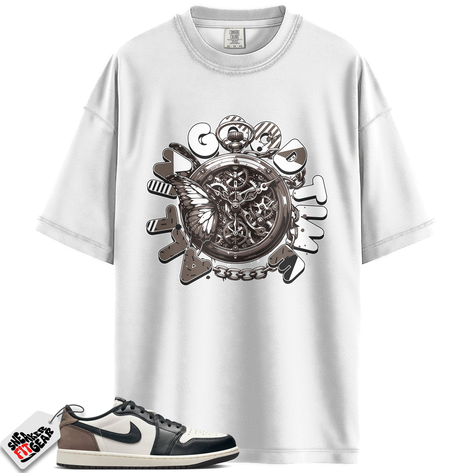Jordan 1 Retro Low OG Mocha Match Shirts, All In Good Time Shirt To Match Jordan 1 Retro Low OG Mocha