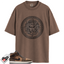 Jordan 1 Mid SE Dark Chocolate Match Shirts, Medusa Tee To Match Jordan 1 Mid SE Dark Chocolate