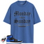 Jordan 1 Retro High OG Royal Reimagined Match Shirts, Monday Thru Sunday To Match Jordan 1 Retro High OG Royal Reimagined