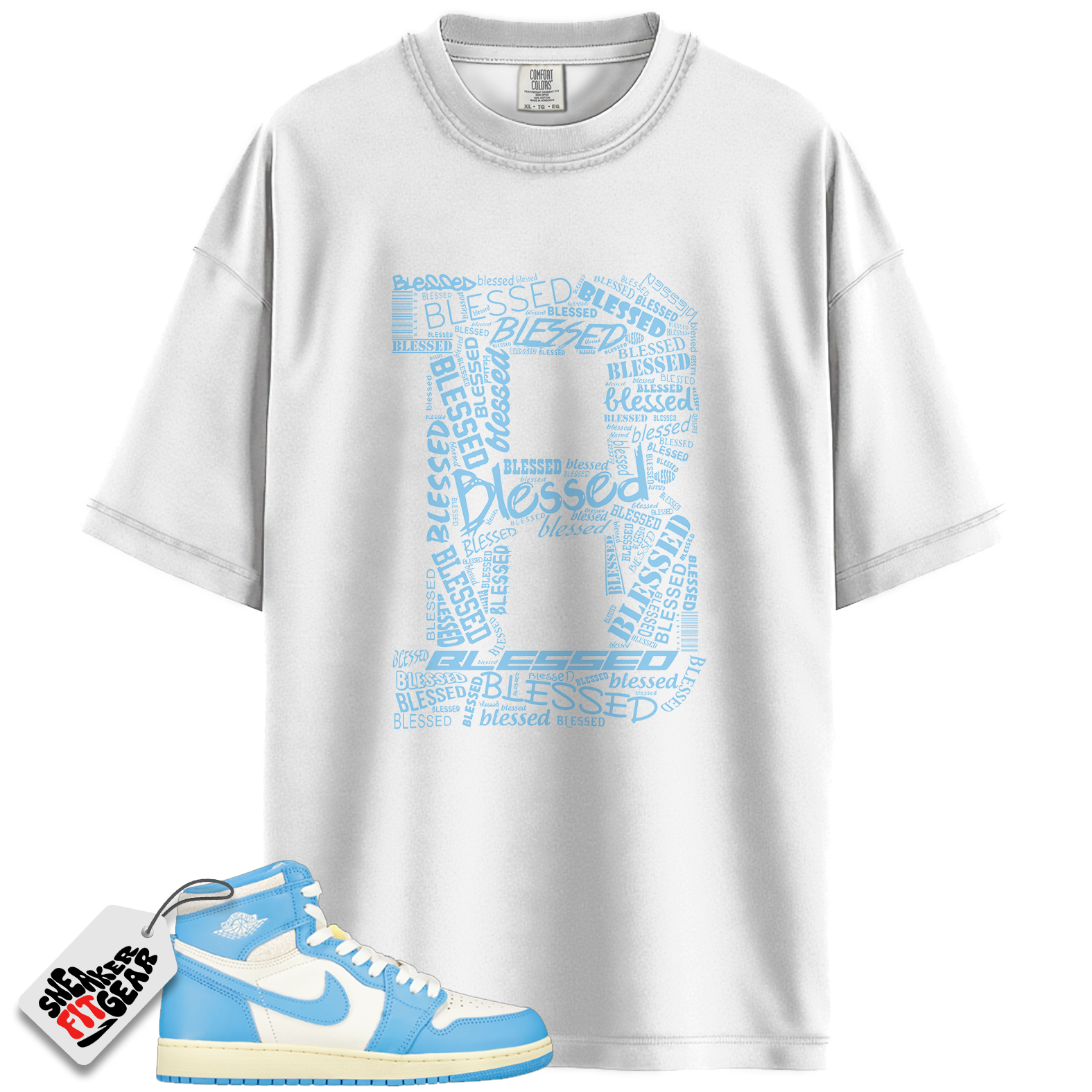 Jordan 1 Retro High OG UNC Reimagined Match Shirts, Stand On Business To Match Jordan 1 Retro High OG UNC Reimagined Main image