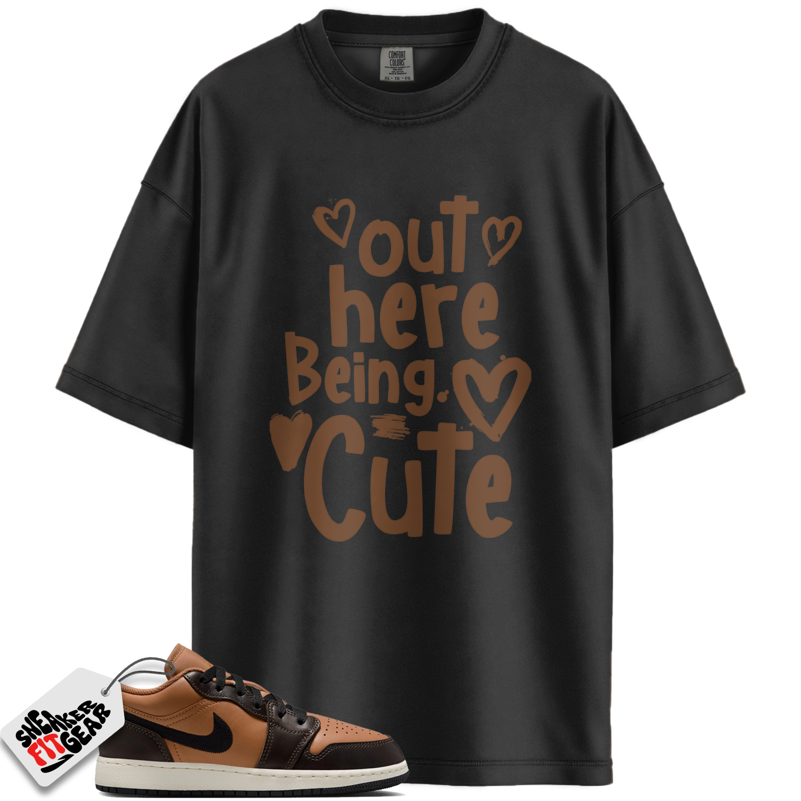 Jordan 1 Low SE Flax Baroque Brown Match Shirts, Cut From a Different Cloth To Match Jordan 1 Low SE Flax Baroque Brown