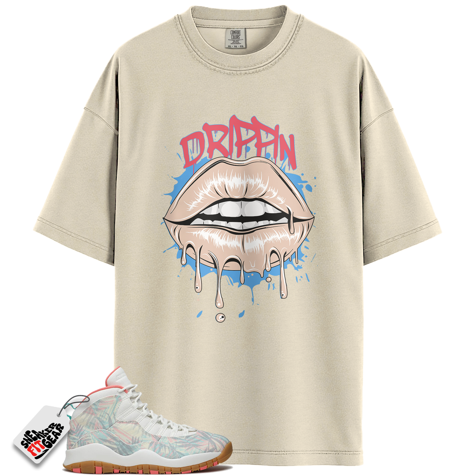 Jordan 10 Super Bowl LIV Miami Match Shirts, DRIPPIN Shirt To Match Jordan 10 Super Bowl LIV Miami