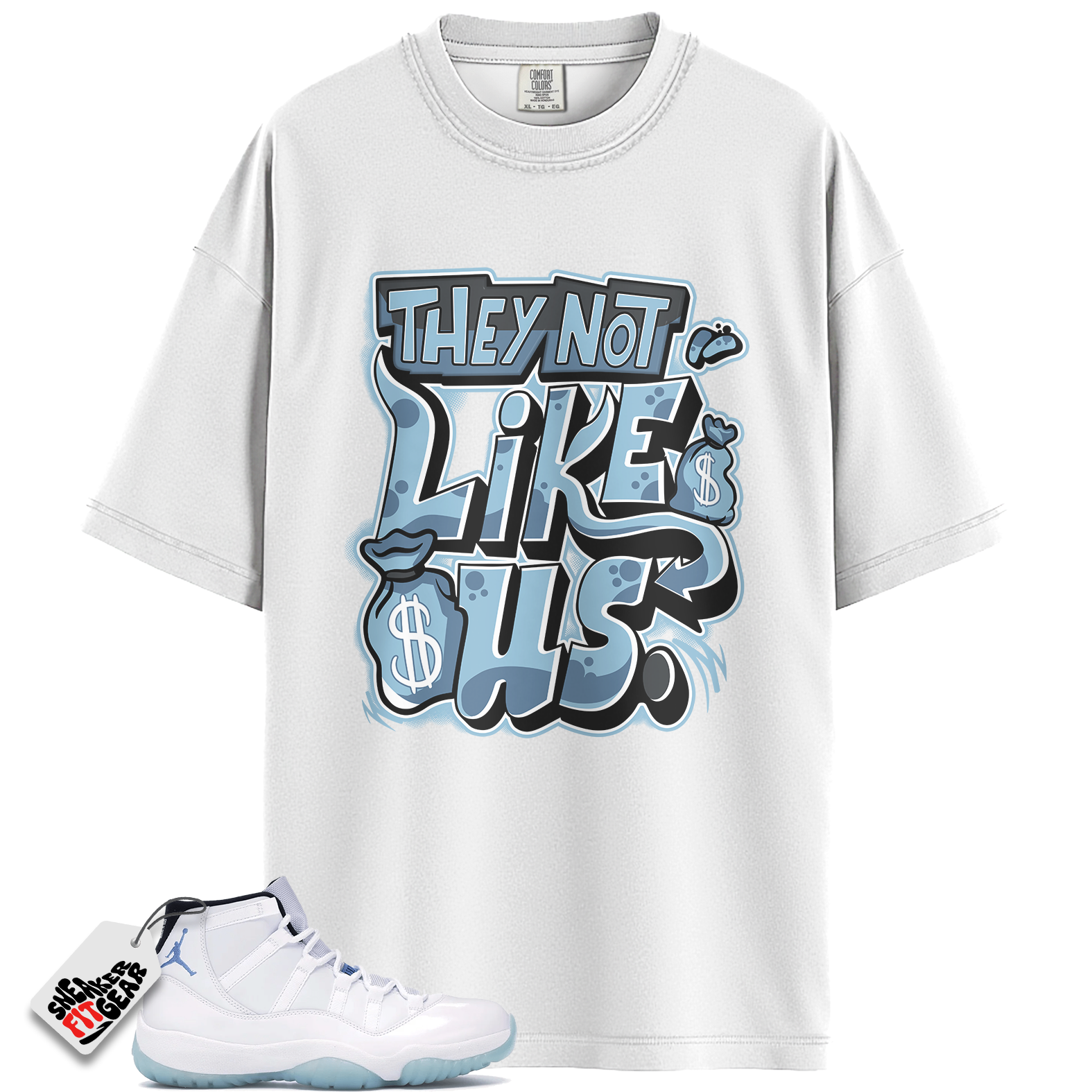 Jordan 11 Retro Legend Blue (2024) Match Shirts, Dislike Us Shirt To Match Jordan 11 Retro Legend Blue (2024)