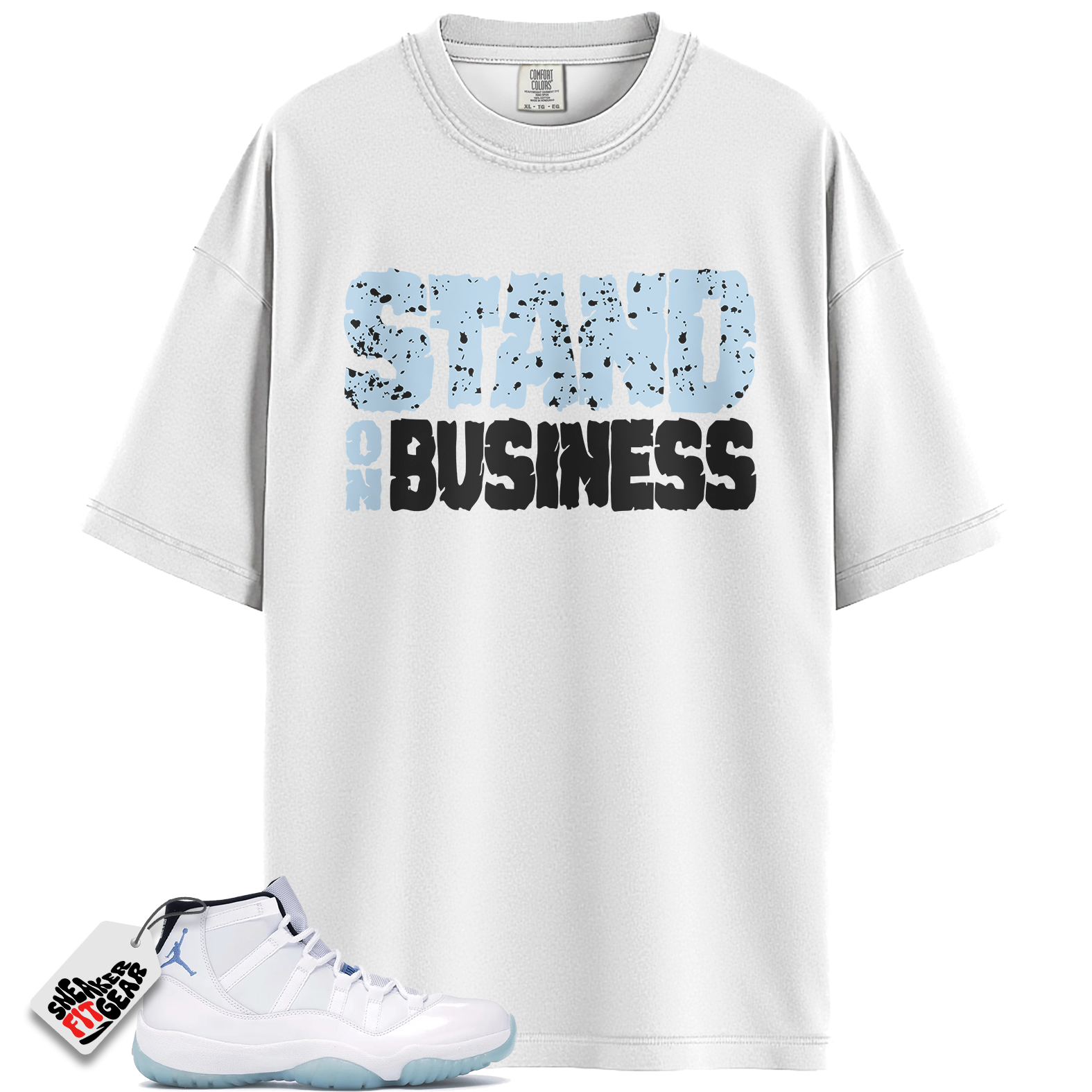 Jordan 11 Retro Legend Blue (2024) Match Shirts, Stand On Business To Match Jordan 11 Retro Legend Blue (2024) Main image