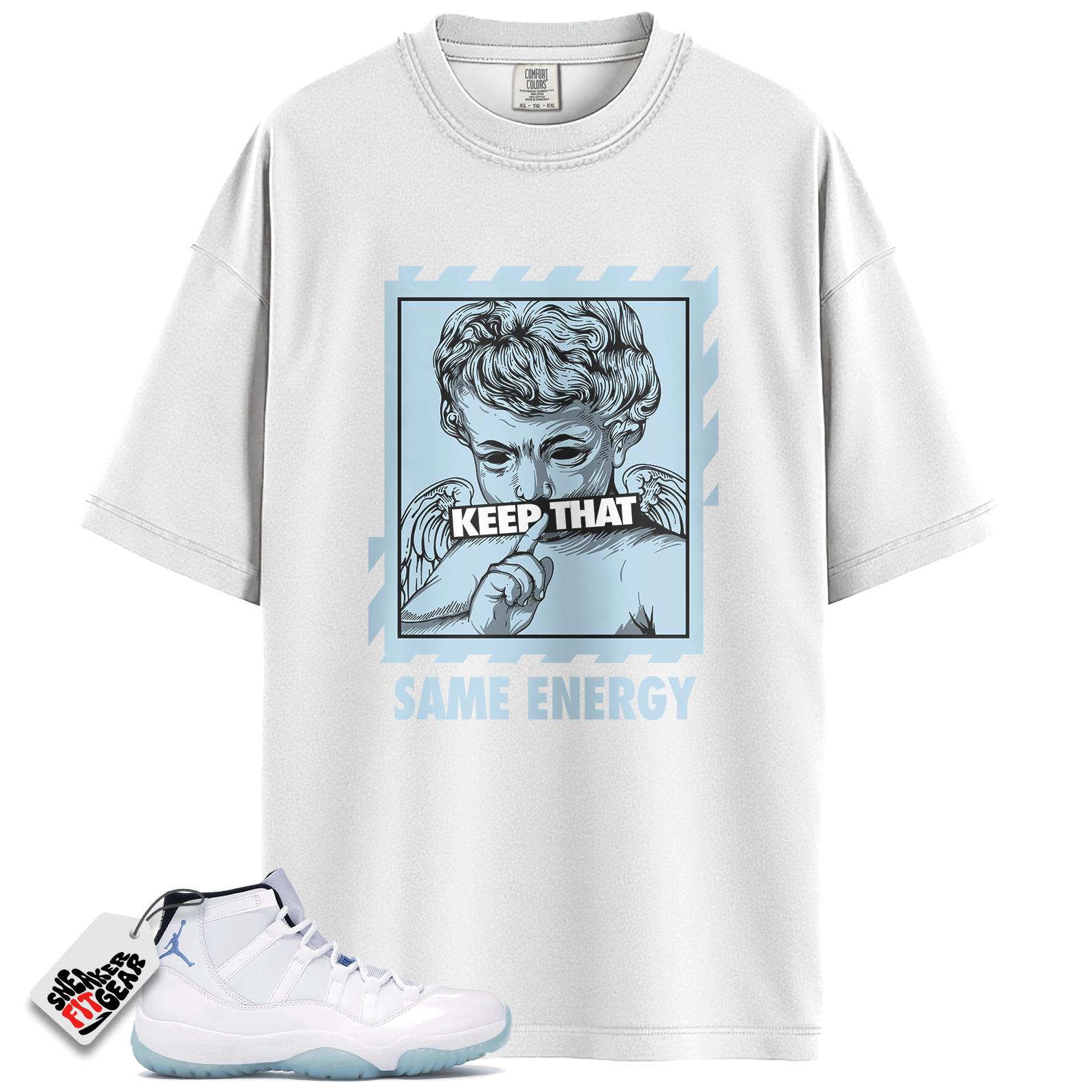 Jordan 11 Retro Legend Blue (2024) Match Shirts, Same Energy Shirt To Match Jordan 11 Retro Legend Blue (2024)