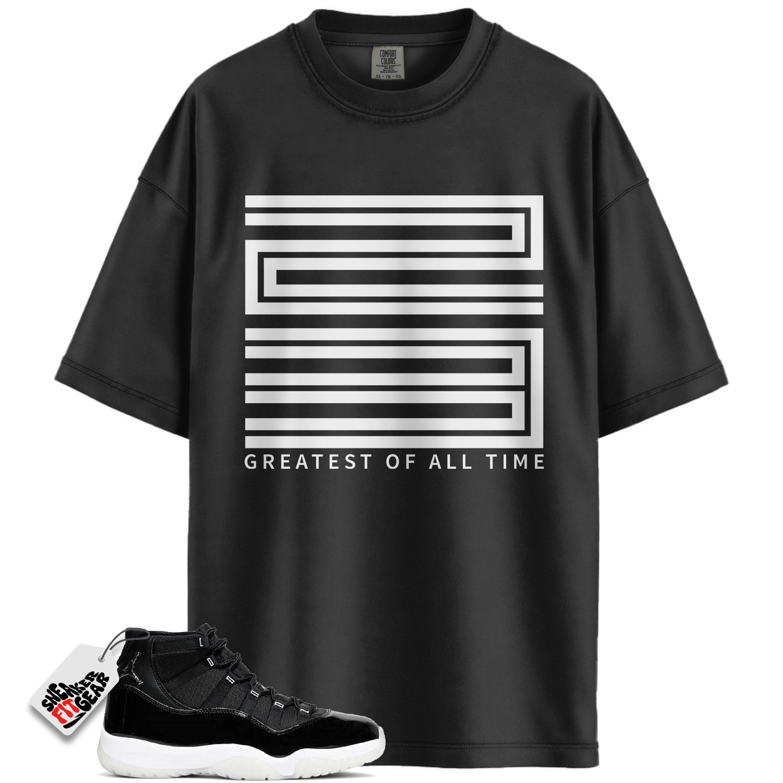 Jordan 11 Retro Jubilee 25th Anniversary Match Shirts, Greatest Of All Time Shirt To Match Jordan 11 Retro Jubilee 25th Anniversary