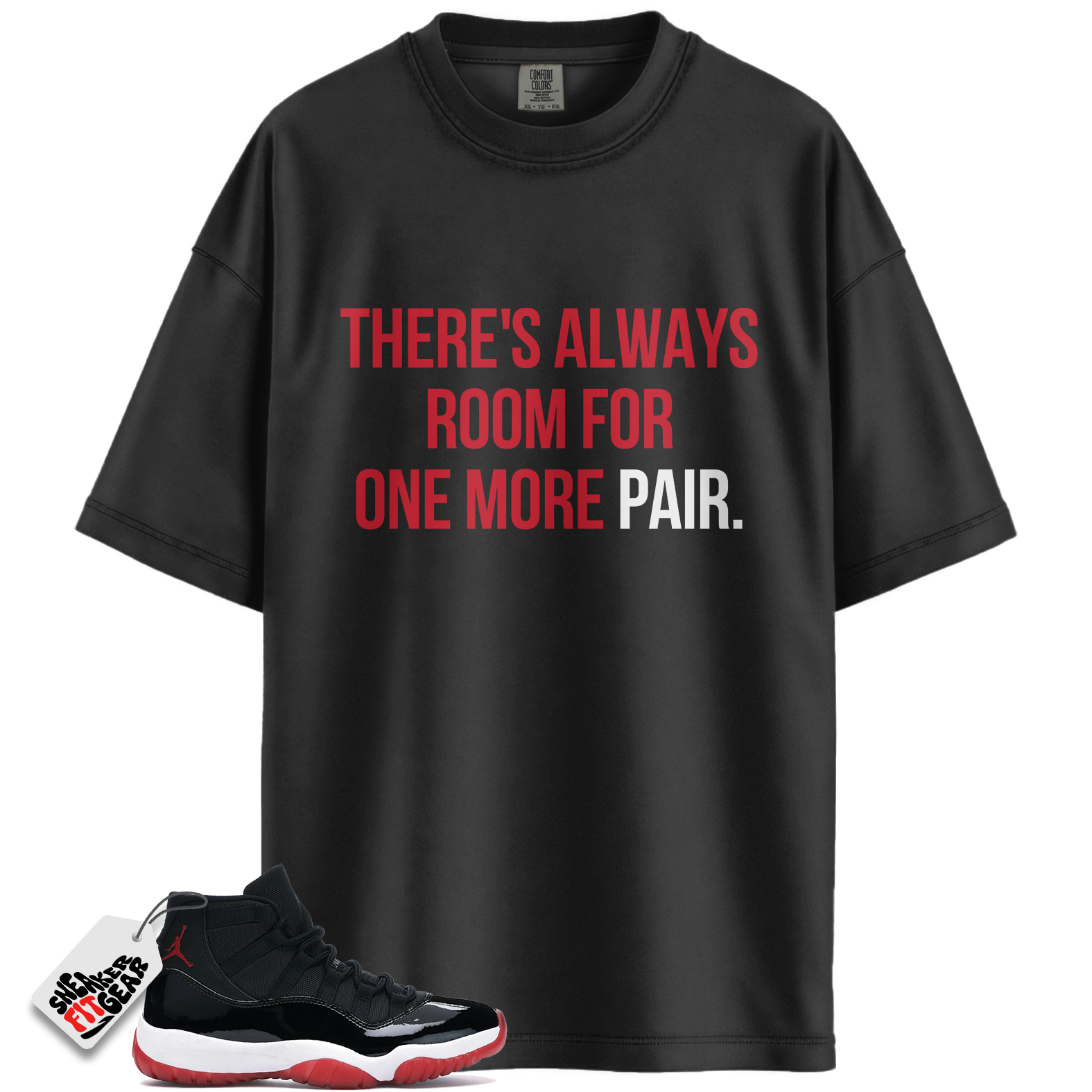 Jordan 11 Retro Bred Match Shirts, One More Pair To Match Jordan 11 Retro Bred