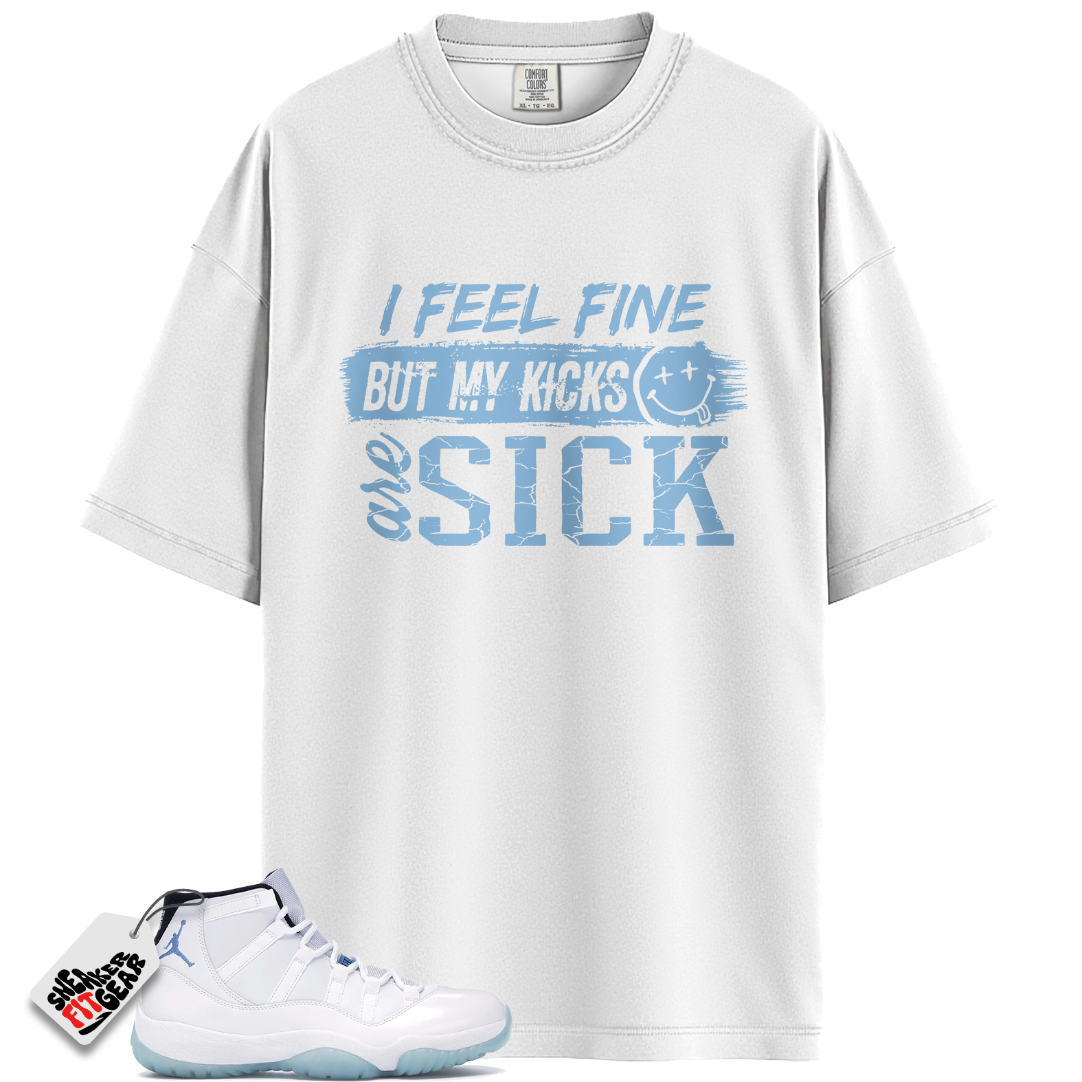 Jordan 11 Retro Legend Blue (2024) Match Shirts, Sick Kicks Shirt To Match Jordan 11 Retro Legend Blue (2024)