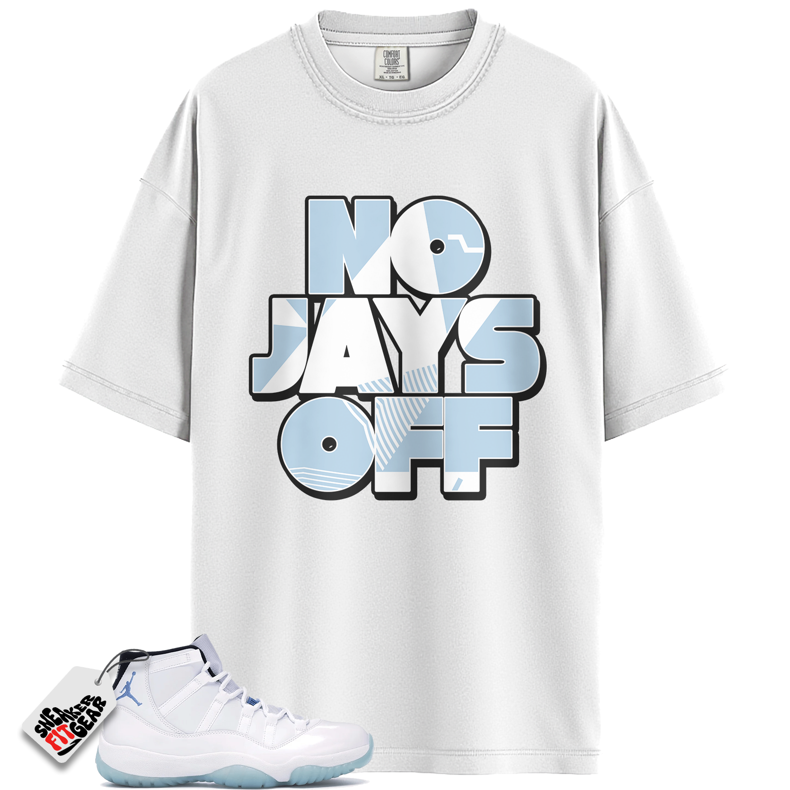 Jordan 11 Retro Legend Blue (2024) Match Shirts, Jay All Day Legend Blue Shirt To Match Jordan 11 Retro Legend Blue (2024) Main image