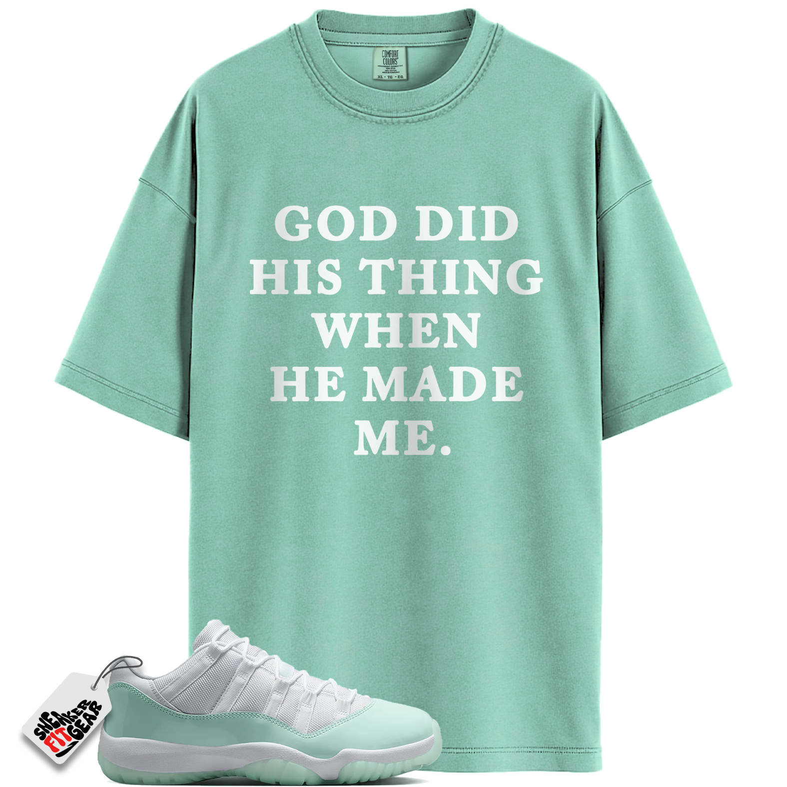 Women's Jordan 11 Retro Low Igloo Match Shirts, God Did His Thing Shirt To Match Women's Jordan 11 Retro Low Igloo