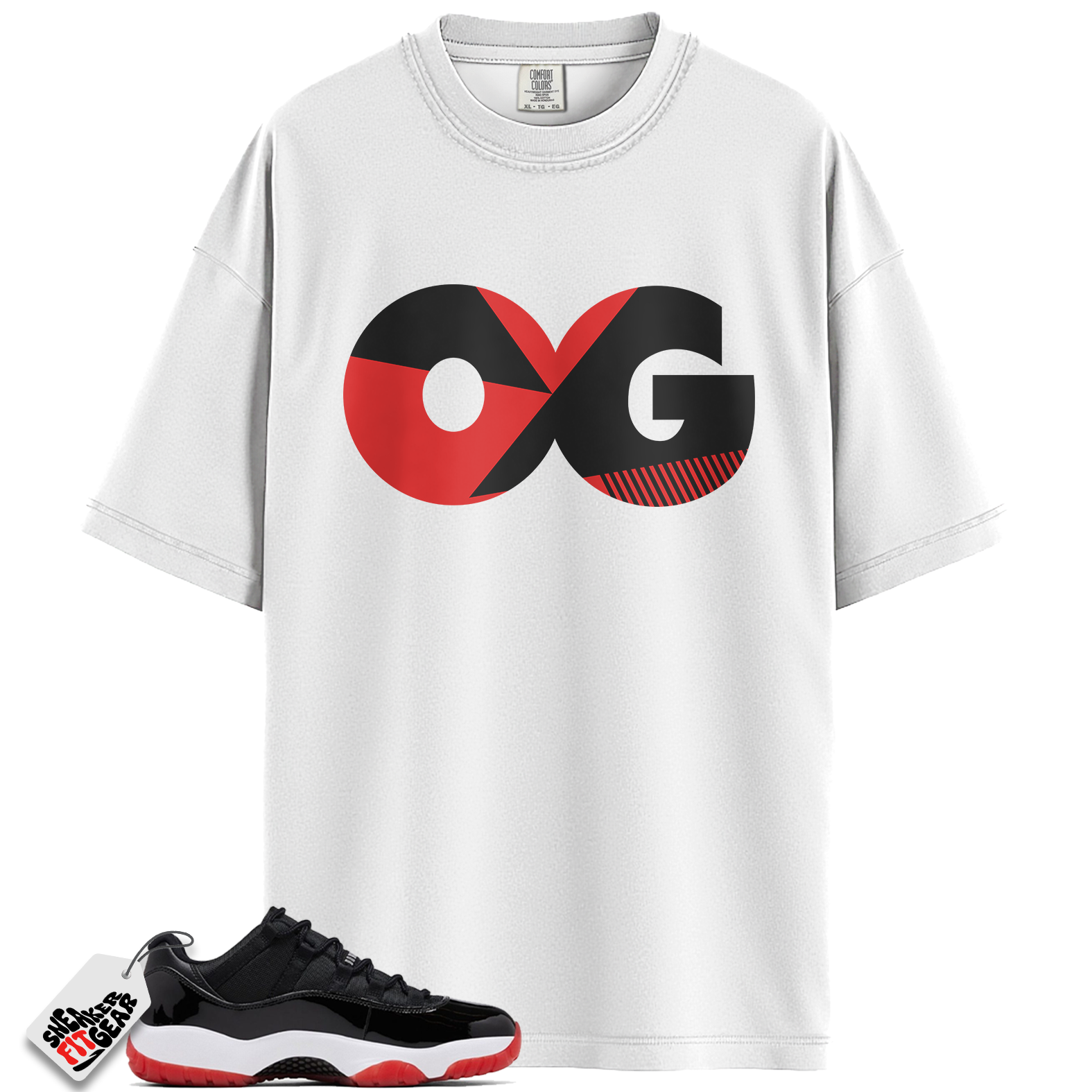 Jordan 11 Retro Low Bred (2025) Match Shirts, Sneaker OG Shirt To Match Jordan 11 Retro Low Bred (2025)