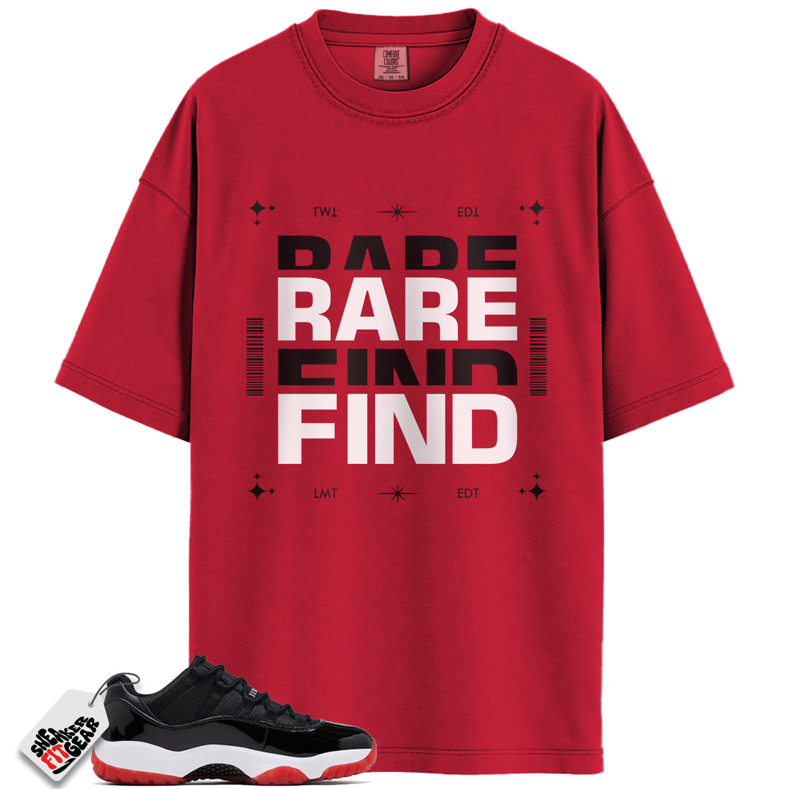 Jordan 11 Retro Low Bred (2025) Match Shirts, Rare Find Shirt To Match Jordan 11 Retro Low Bred (2025)