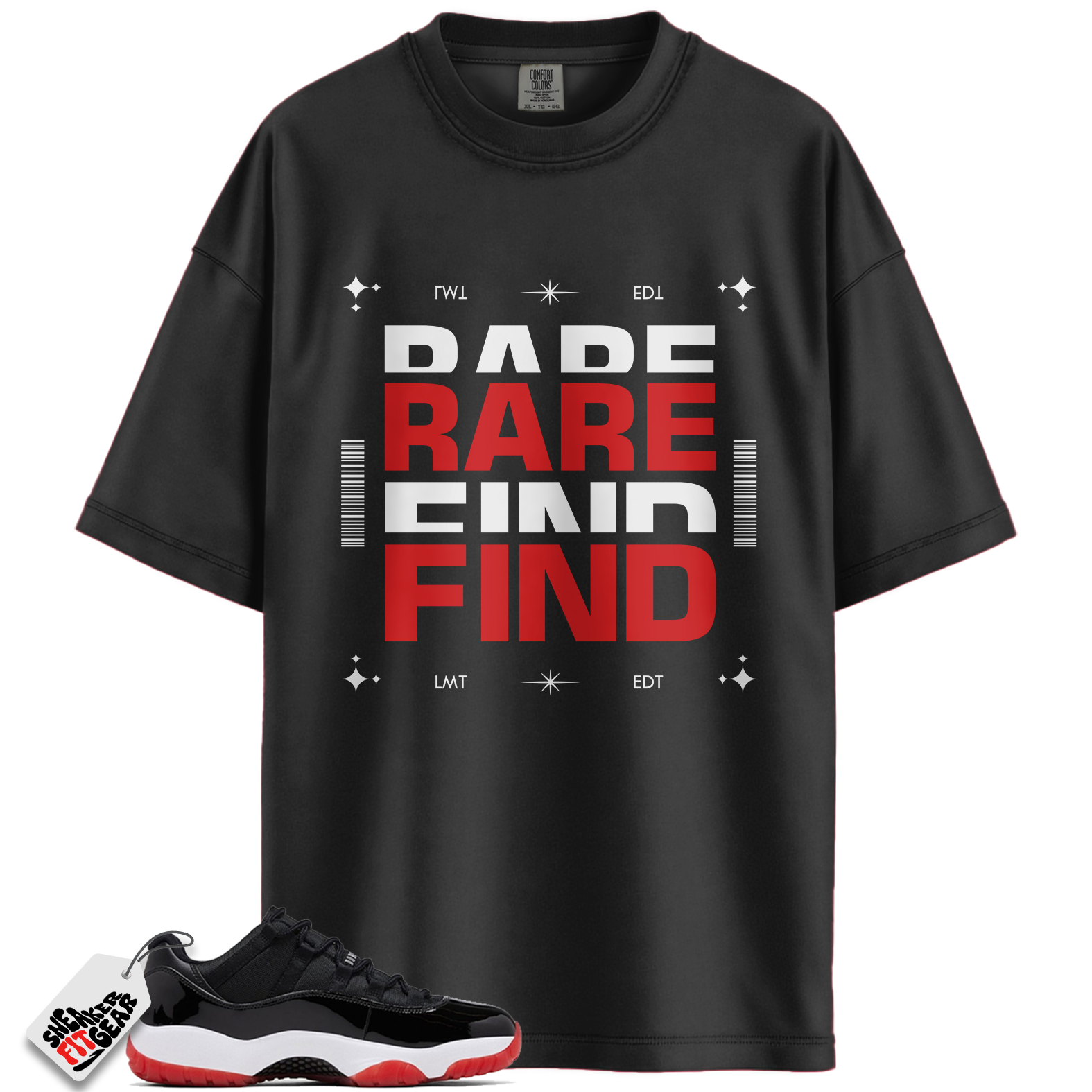 Jordan 11 Retro Low Bred (2025) Match Shirts, Rare Find Shirt To Match Jordan 11 Retro Low Bred (2025)